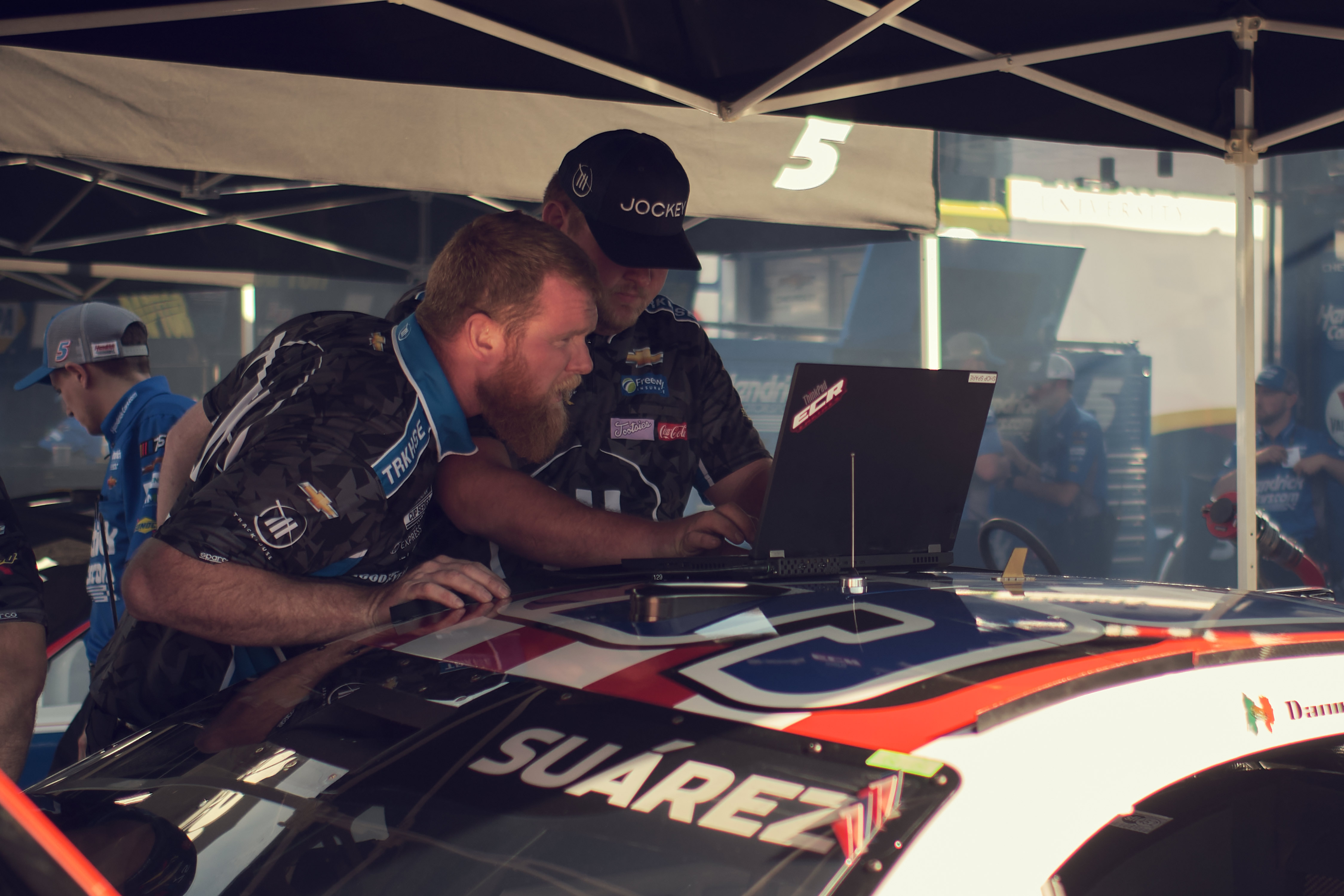 NASCAR, Clash, Daniel Suarez Garage, Stock Car Racer, Los Angeles CA, Craig LaCourt Commercial Photographer
