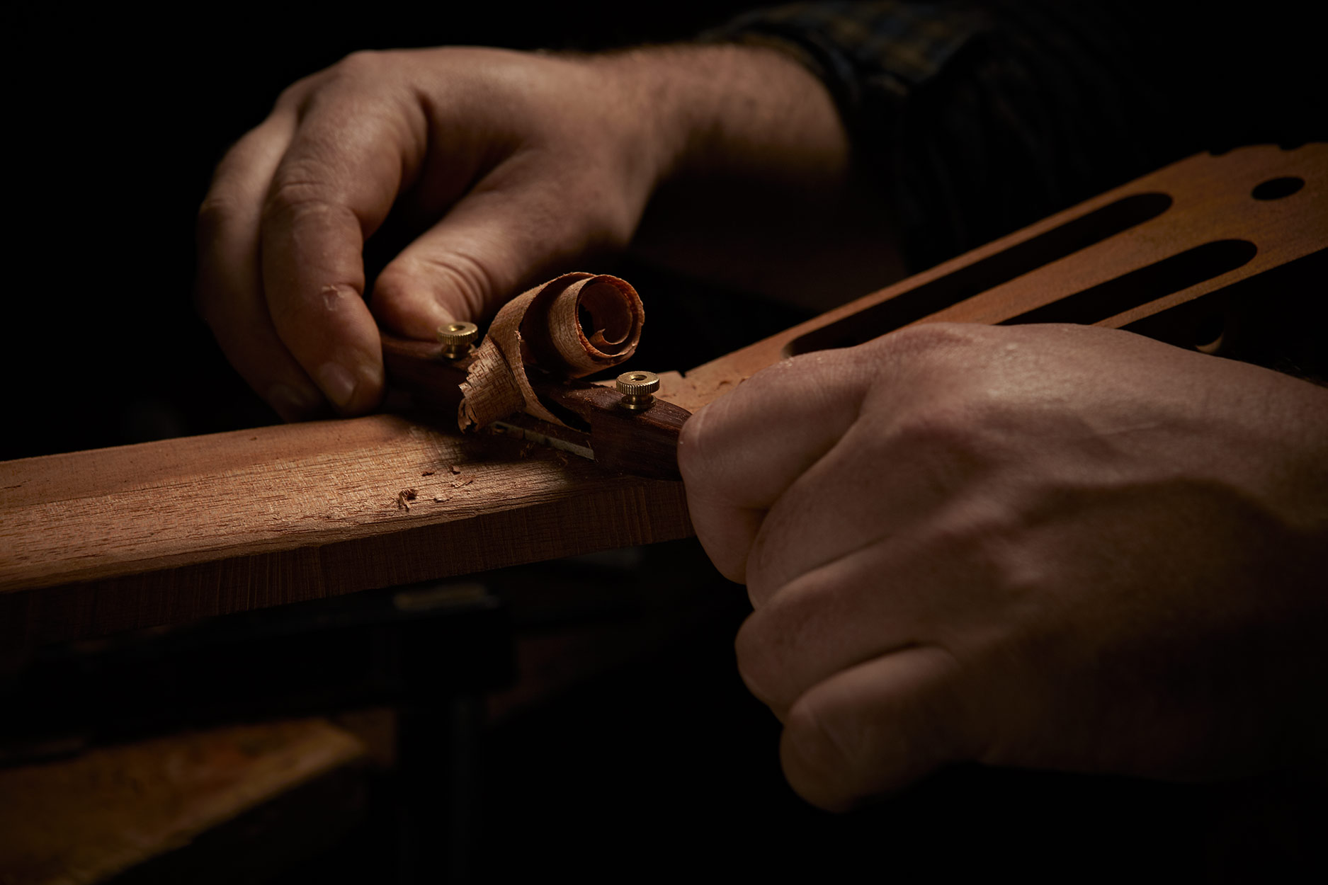 Matt Rubendall, Luthier, Brooklyn NY, Craig LaCourt Commercial Photographer